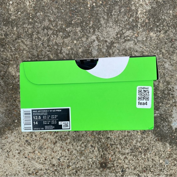 Size 12.5m (14w) Nike Air Force 1 07' Premium University Of Oregon Ducks PE New - Picture 9 of 9